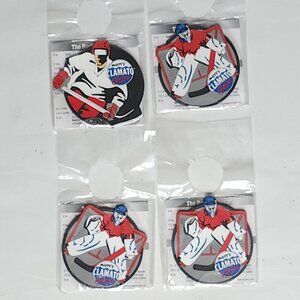 MOTT'S CLAMATO CAESAR Coater Lot of 4 Bar Mat NHL Goalie Hockey Player